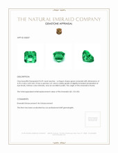 0.59 Ct. Emerald from Russia Appraisal