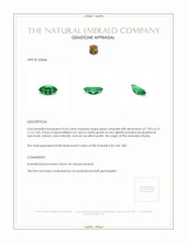 0.53 Ct. Emerald from Russia Appraisal