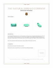 0.69 Ct. Emerald from Russia Appraisal