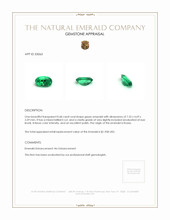 0.68 Ct. Emerald from Russia Appraisal