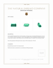 0.62 Ct. Emerald from Russia Appraisal