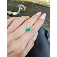 1.44 Ct. Emerald from Brazil Life Style