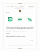 2.69 Ct. Emerald from Zambia Appraisal