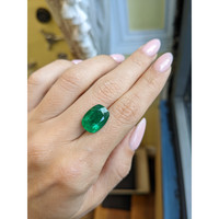 6.36 Ct. Emerald from Zambia Life Style