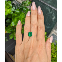 3.52 Ct. Emerald from Zambia Life Style
