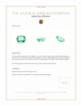 6.14 Ct. Emerald from Nigeria Appraisal