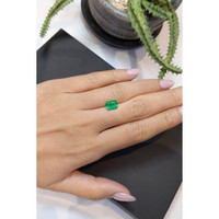 1.54 Ct. Emerald from Ethiopia Life Style