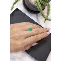 1.54 Ct. Emerald from Ethiopia Life Style