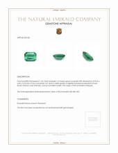 1.36 Ct. Emerald from Ethiopia Appraisal