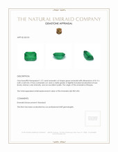 1.57 Ct. Emerald from Ethiopia Appraisal