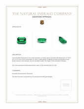2.06 Ct. Emerald from Ethiopia Appraisal