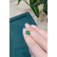 2.32 Ct. Emerald from Ethiopia Life Style