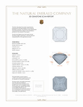 3.21 Ct. Emerald from Ethiopia 3 D Scan Report