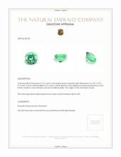 0.74 Ct. Emerald from Russia Appraisal
