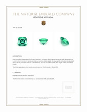 0.62 Ct. Emerald from Russia Appraisal