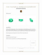 0.87 Ct. Emerald from Russia Appraisal