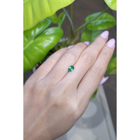0.68 Ct. Emerald from Russia Life Style