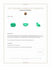 0.60 Ct. Emerald from Russia Appraisal