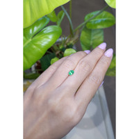 0.60 Ct. Emerald from Russia Life Style