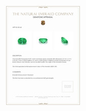 0.87 Ct. Emerald from Russia Appraisal