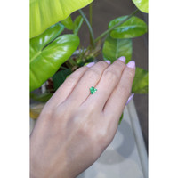 0.66 Ct. Emerald from Russia Life Style