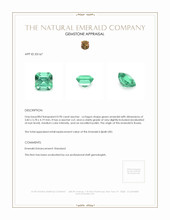 0.90 Ct. Emerald from Russia Appraisal