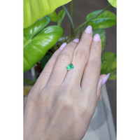0.88 Ct. Emerald from Russia Life Style