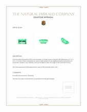 0.89 Ct. Emerald from Russia Appraisal