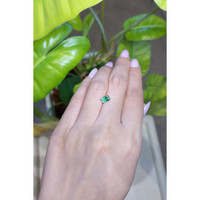 0.73 Ct. Emerald from Russia Life Style