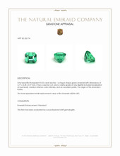 0.55 Ct. Emerald from Russia Appraisal