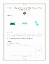 0.82 Ct. Emerald from Russia Appraisal