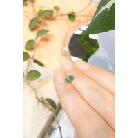 0.80 Ct. Emerald from Russia Life Style