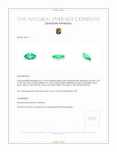 0.91 Ct. Emerald from Russia Appraisal