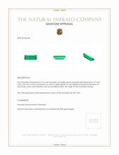 0.79 Ct. Emerald from Russia Appraisal