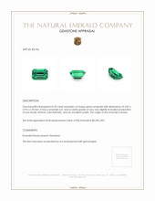 0.52 Ct. Emerald from Russia Appraisal