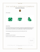 0.82 Ct. Emerald from Russia Appraisal