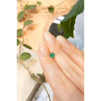 0.48 Ct. Emerald from Russia Life Style