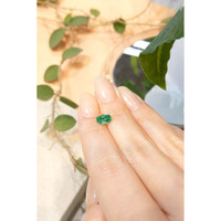 0.79 Ct. Emerald from Russia Life Style