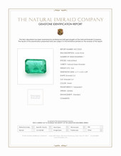 0.66 Ct. Emerald from Zambia Scan Report