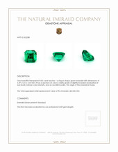 0.85 Ct. Emerald from Russia Appraisal