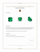 0.52 Ct. Emerald from Russia Appraisal