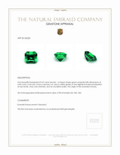 0.35 Ct. Emerald from Russia Appraisal