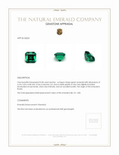 0.68 Ct. Emerald from Russia Appraisal