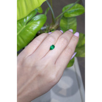 0.98 Ct. Emerald from Russia Life Style
