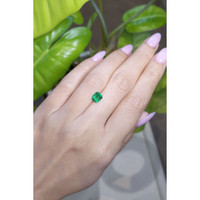0.72 Ct. Emerald from Russia Life Style