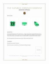 0.99 Ct. Emerald from Russia Appraisal