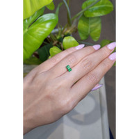0.70 Ct. Emerald from Russia Life Style