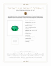 1.56 Ct. Emerald from Zambia Scan Report