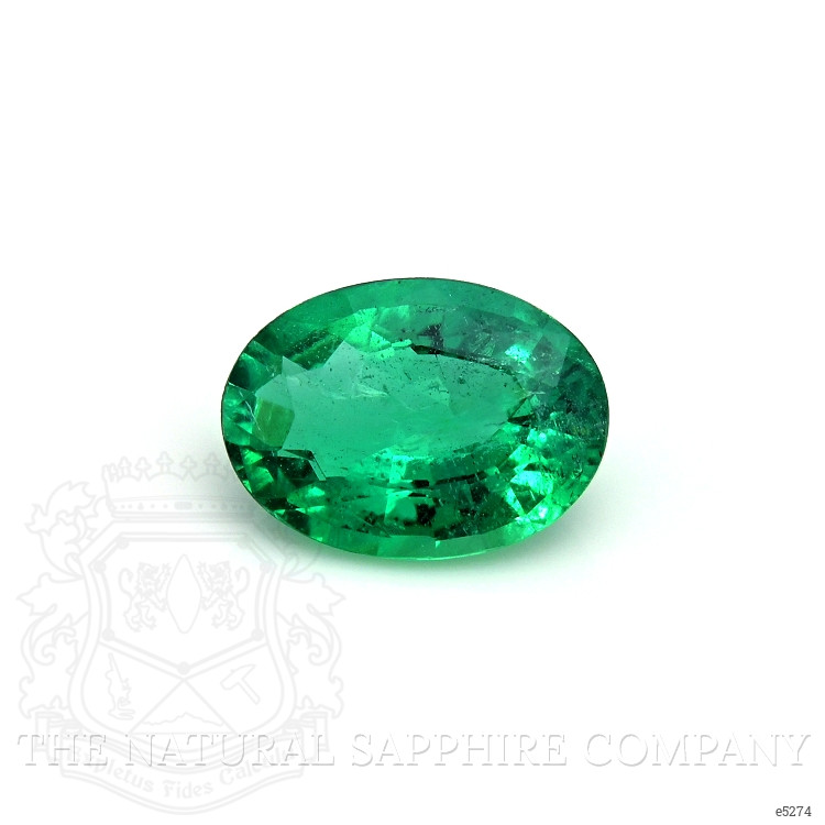Antique Style Emerald Ring 1.56 Ct., 18K Yellow Gold