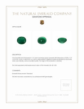 1.76 Ct. Cabochon Emerald from Colombia Appraisal